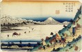 vue du lac Suwa vu du col de Shiojiri 1830 Keisai, Ukiyoye